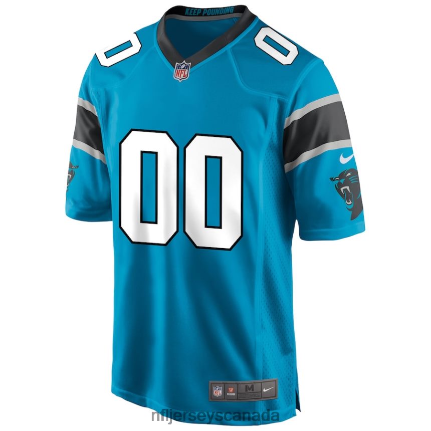 Men Carolina Panthers Nike Blue Alternate Custom Game Jersey Clothing NFL TBXFR6117