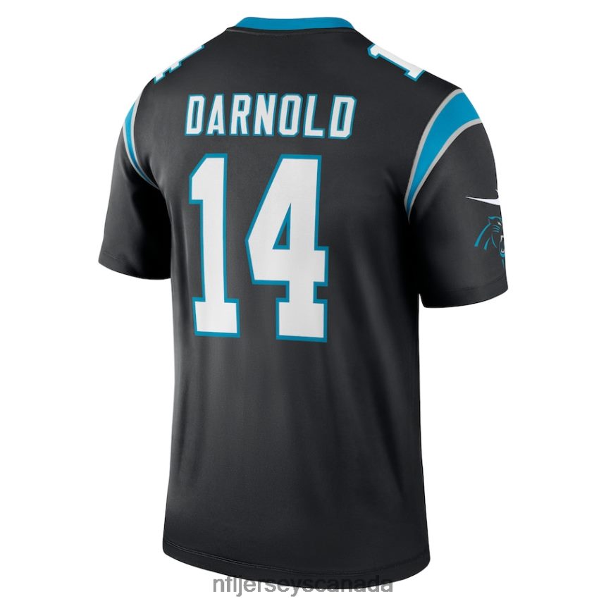 Men Carolina Panthers Sam Darnold Nike Black Legend Jersey Clothing NFL TBXFR64032