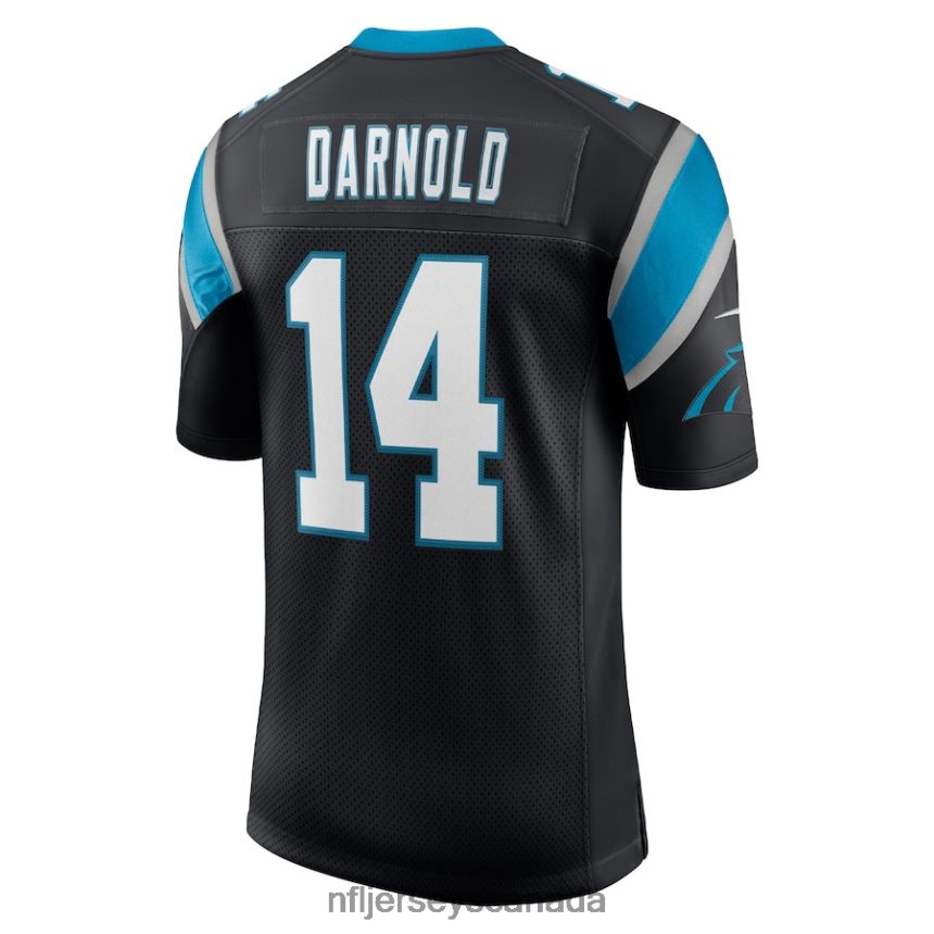 Men Carolina Panthers Sam Darnold Nike Black Vapor Limited Jersey Clothing NFL TBXFR63484