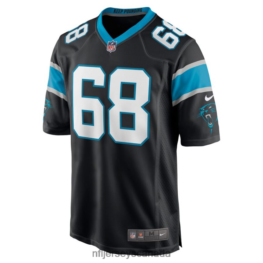Men Carolina Panthers Sam Tecklenburg Nike Black Player Game Jersey Clothing NFL TBXFR65861