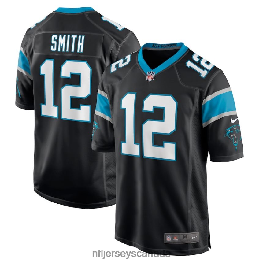 Men Carolina Panthers Shi Smith Nike Black Game Jersey Clothing NFL TBXFR64244