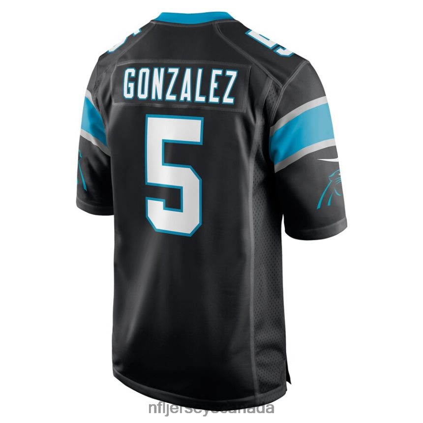 Men Carolina Panthers Zane Gonzalez Nike Black Game Jersey Clothing NFL TBXFR65823