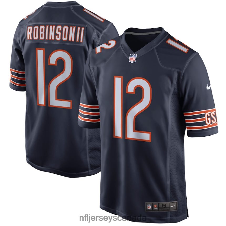 Men Chicago Bears Allen Robinson Nike Navy Game Player Jersey Clothing NFL TBXFR64948