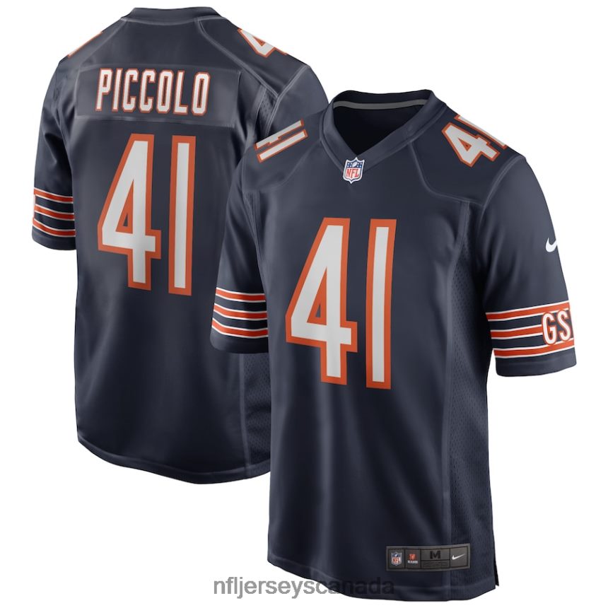 Men Chicago Bears Brian Piccolo Nike Navy Game Retired Player Jersey Clothing NFL TBXFR62813