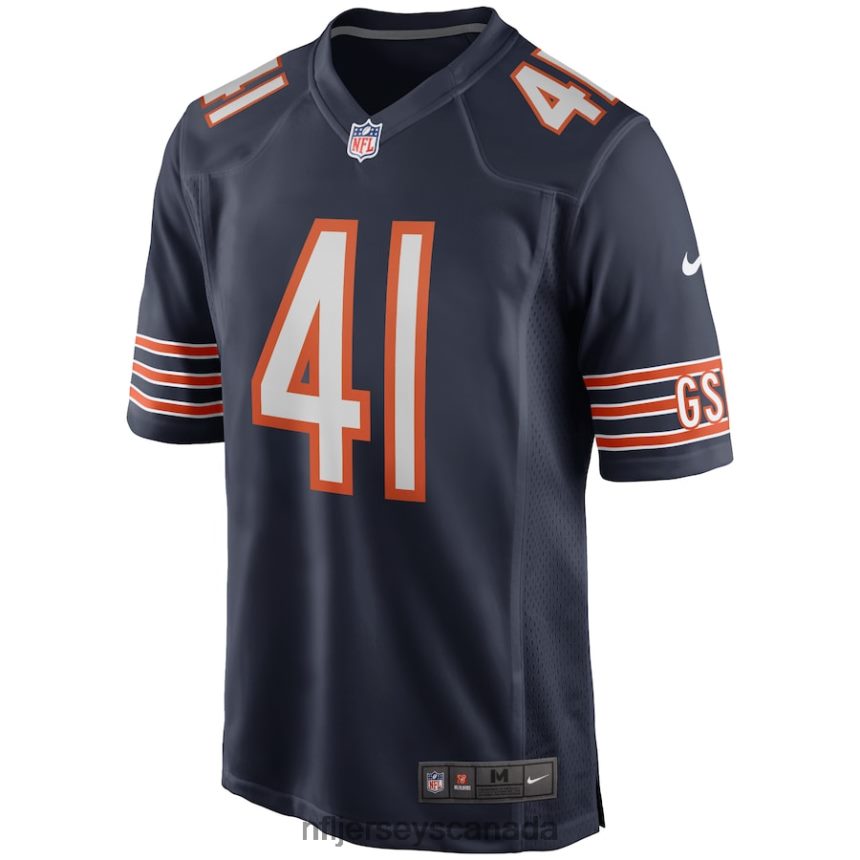 Men Chicago Bears Brian Piccolo Nike Navy Game Retired Player Jersey Clothing NFL TBXFR62813