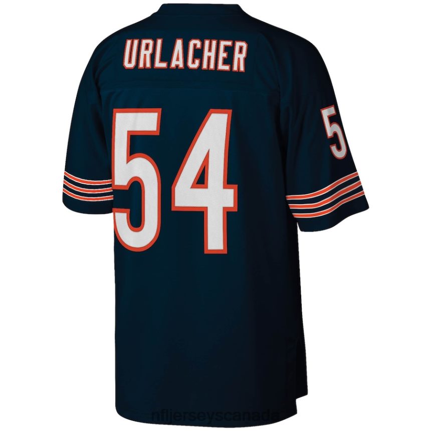 Men Chicago Bears Brian Urlacher Mitchell  Ness Navy Legacy Replica Jersey Clothing NFL TBXFR63681