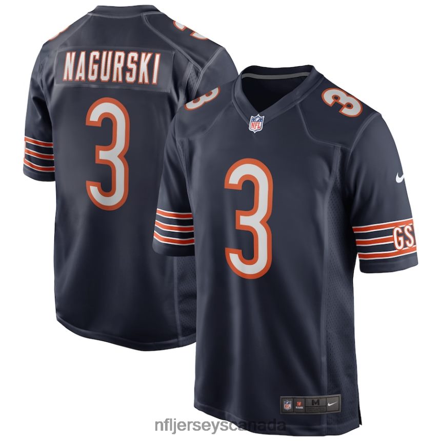 Men Chicago Bears Bronko Nagurski Nike Navy Game Retired Player Jersey Clothing NFL TBXFR62734