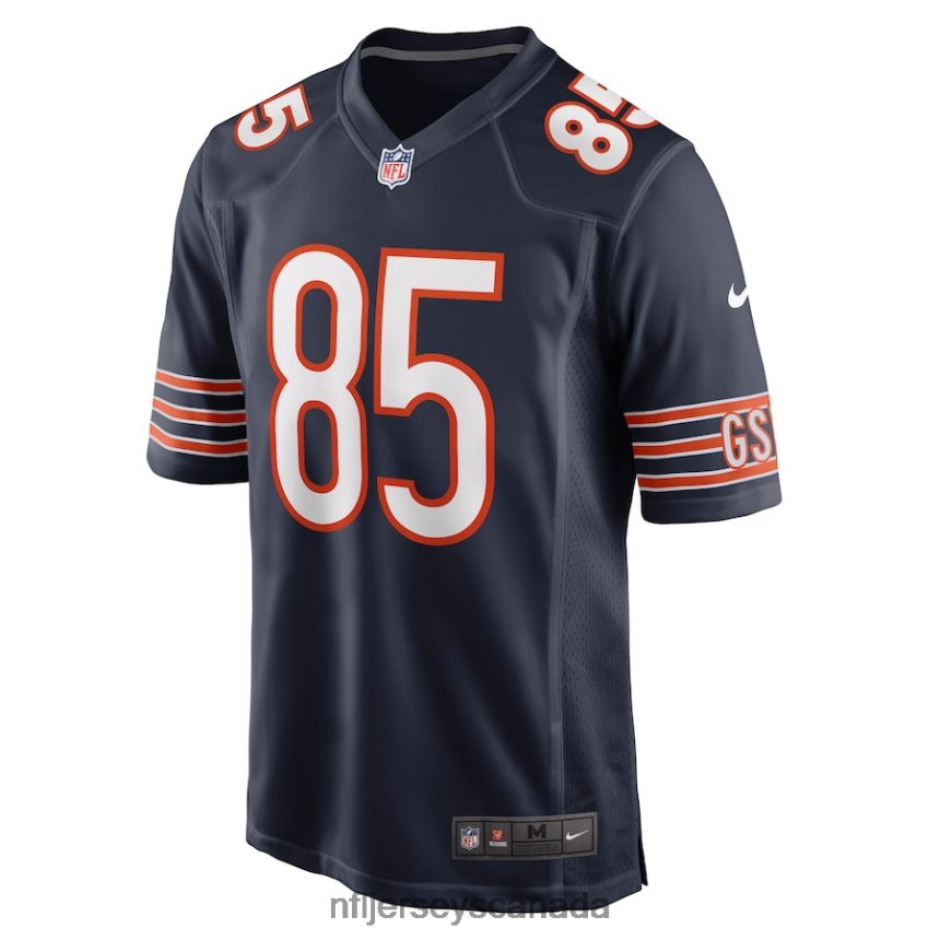 Men Chicago Bears Cole Kmet Nike Navy Player Game Jersey Clothing NFL TBXFR6702