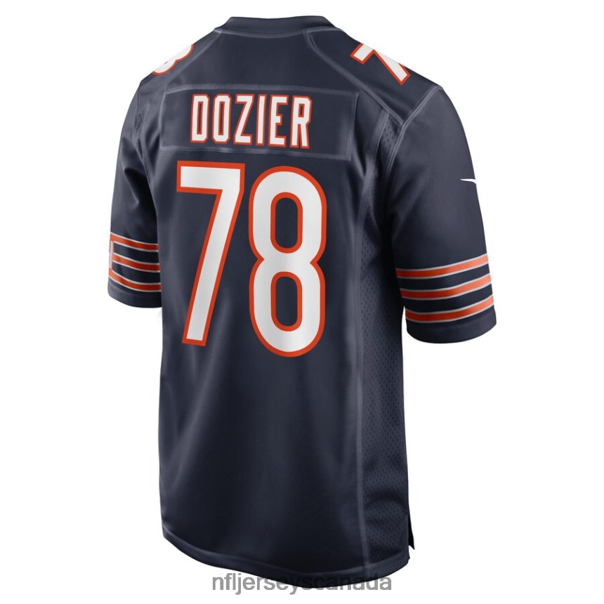 Men Chicago Bears Dakota Dozier Nike Navy Game Jersey Clothing NFL TBXFR67074