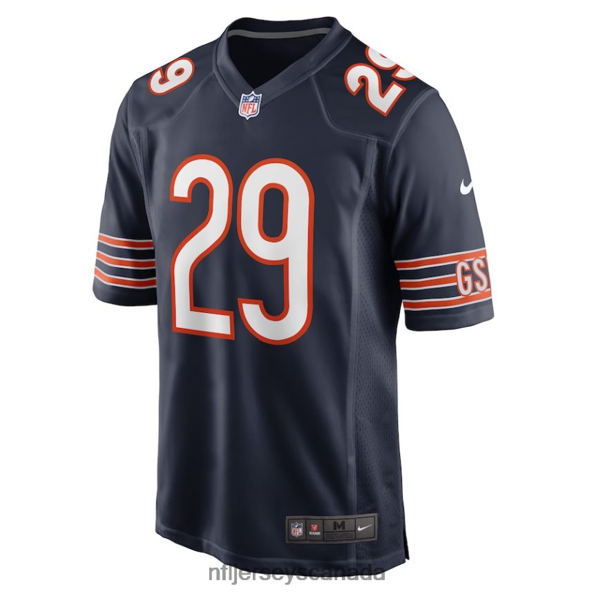 Men Chicago Bears Dane Cruikshank Nike Navy Game Player Jersey Clothing NFL TBXFR64377