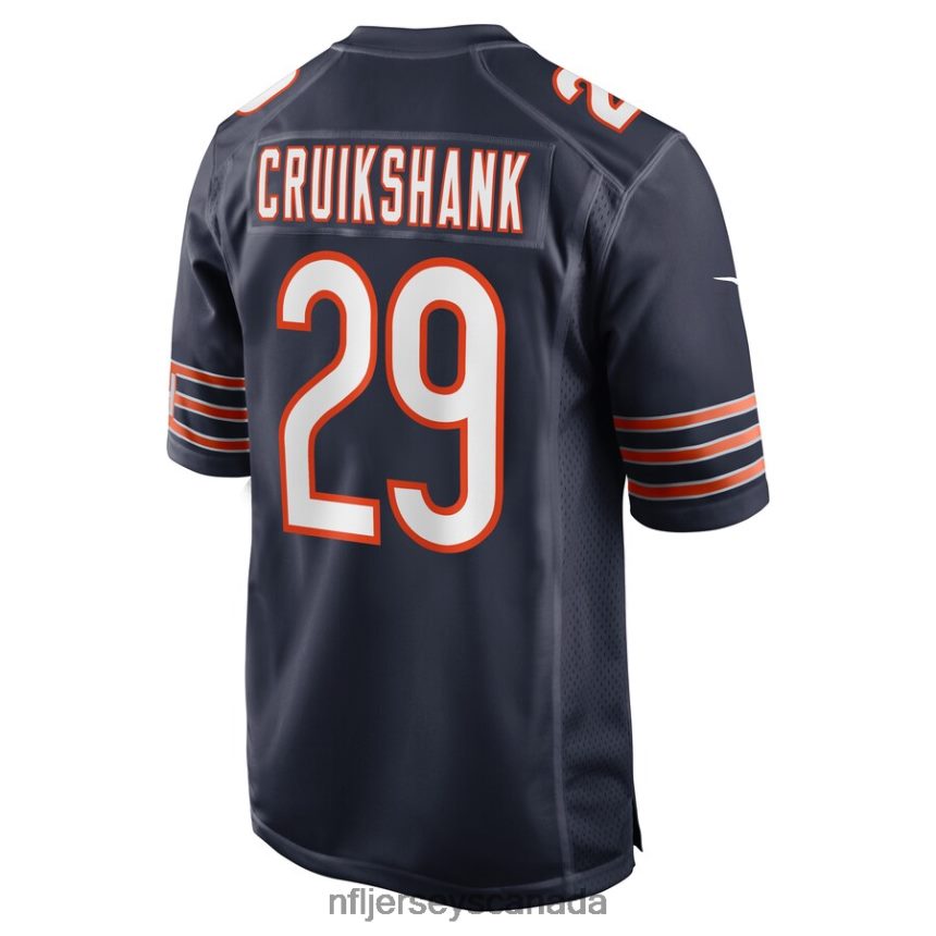 Men Chicago Bears Dane Cruikshank Nike Navy Game Player Jersey Clothing NFL TBXFR64377