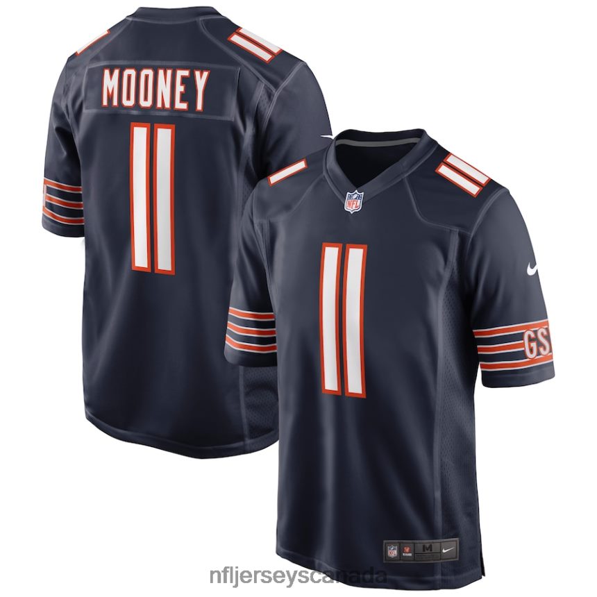 Men Chicago Bears Darnell Mooney Nike Navy Game Jersey Clothing NFL TBXFR6620