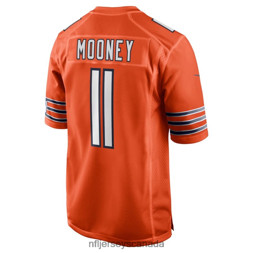 Men Chicago Bears Darnell Mooney Nike Orange Alternate Game Player Jersey Clothing NFL TBXFR61712