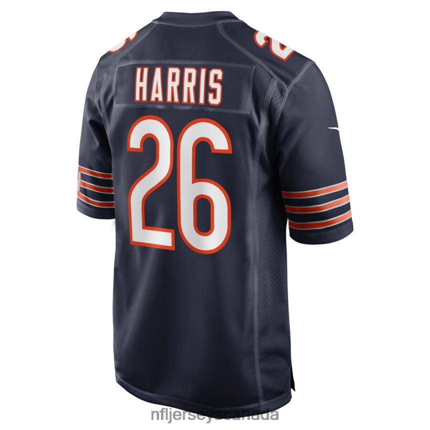 Men Chicago Bears Davontae Harris Nike Navy Game Player Jersey Clothing NFL TBXFR66022