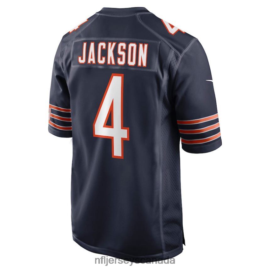 Men Chicago Bears Eddie Jackson Nike Navy Game Player Jersey Clothing NFL TBXFR62982