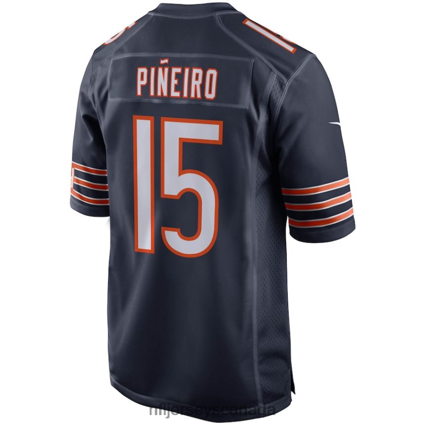 Men Chicago Bears Eddy Pineiro Nike Navy Game Player Jersey Clothing NFL TBXFR64941