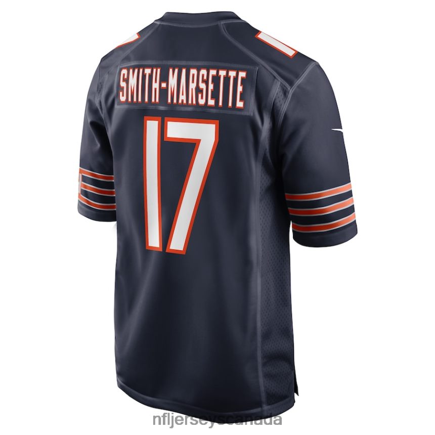 Men Chicago Bears Ihmir Smith-Marsette Nike Navy Game Player Jersey Clothing NFL TBXFR64384