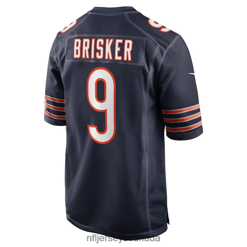 Men Chicago Bears Jaquan Brisker Nike Navy Game Player Jersey Clothing NFL TBXFR6431