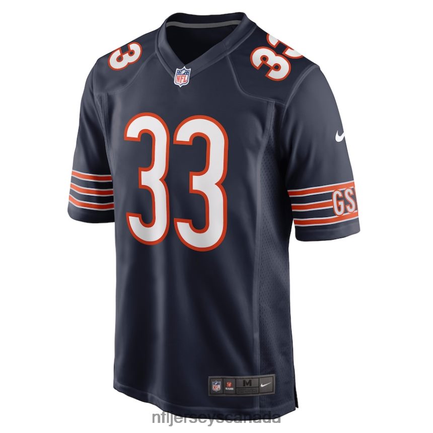Men Chicago Bears Jaylon Johnson Nike Navy Game Jersey Clothing NFL TBXFR64155