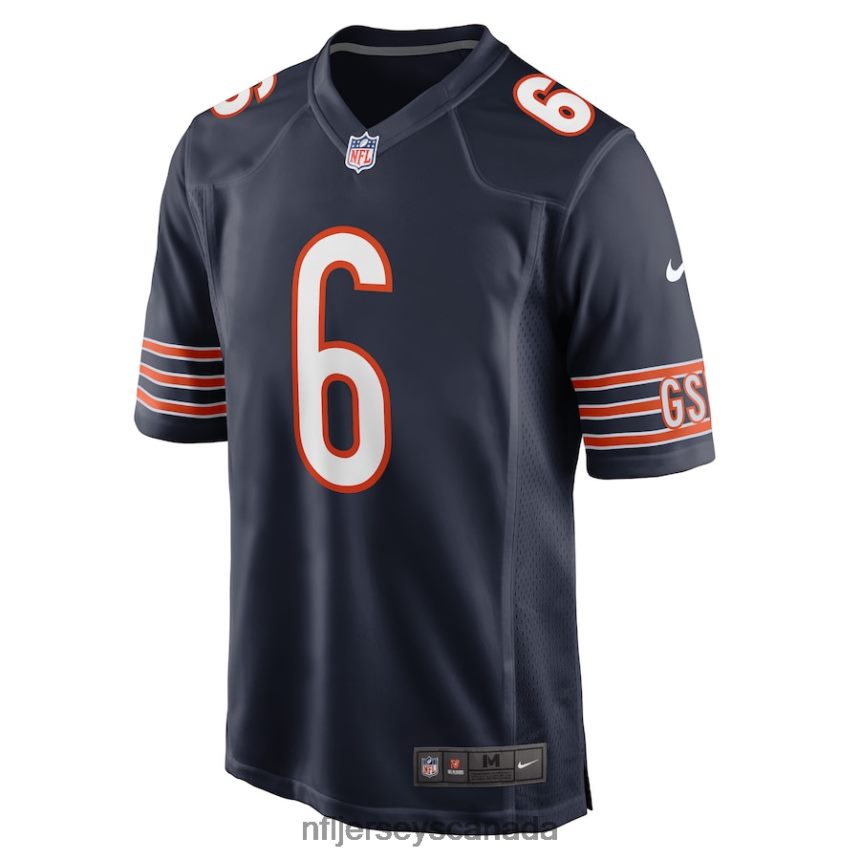 Men Chicago Bears Kyler Gordon Nike Navy Game Player Jersey Clothing NFL TBXFR62522