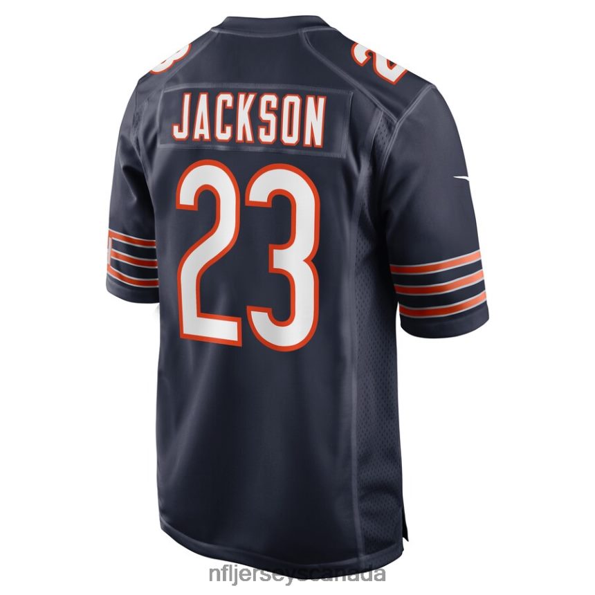 Men Chicago Bears Lamar Jackson Nike Navy Game Player Jersey Clothing NFL TBXFR66532