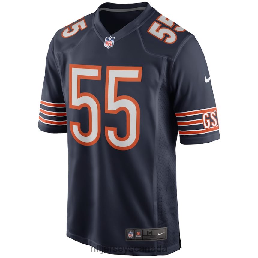 Men Chicago Bears Lance Briggs Nike Navy Game Retired Player Jersey Clothing NFL TBXFR64353