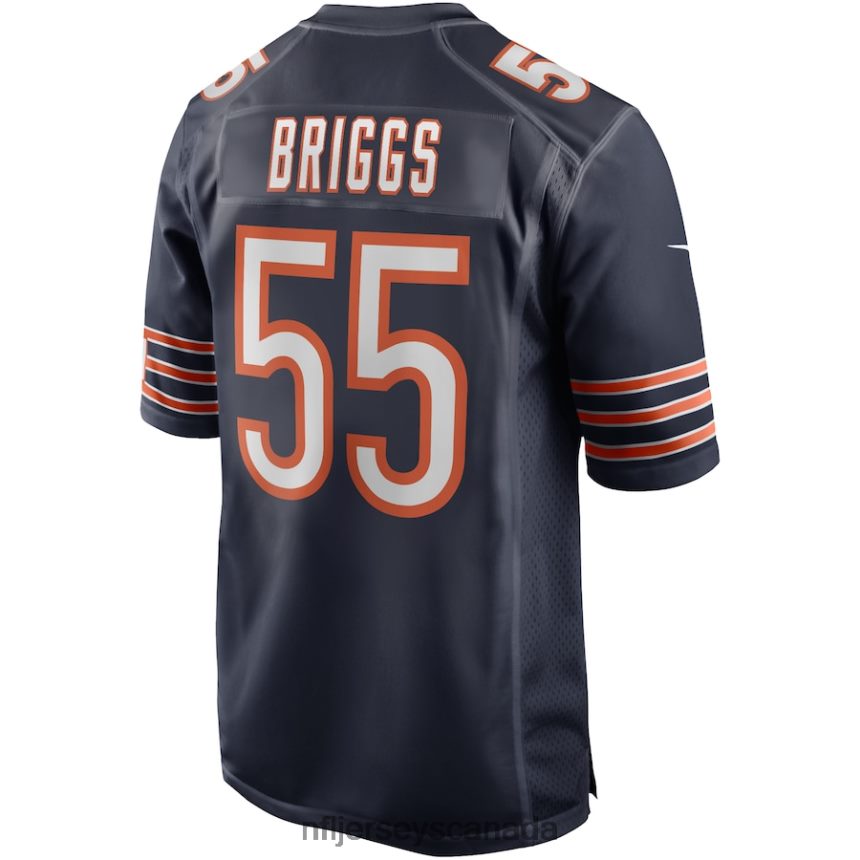 Men Chicago Bears Lance Briggs Nike Navy Game Retired Player Jersey Clothing NFL TBXFR64353