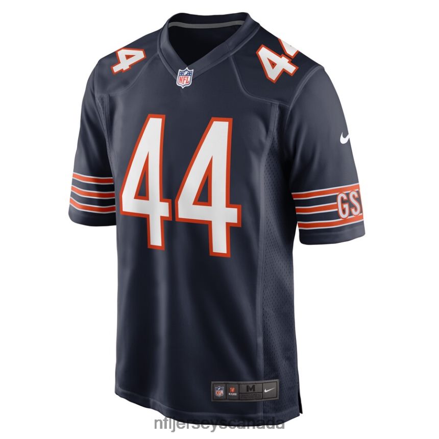 Men Chicago Bears Matthew Adams Nike Navy Game Player Jersey Clothing NFL TBXFR65700