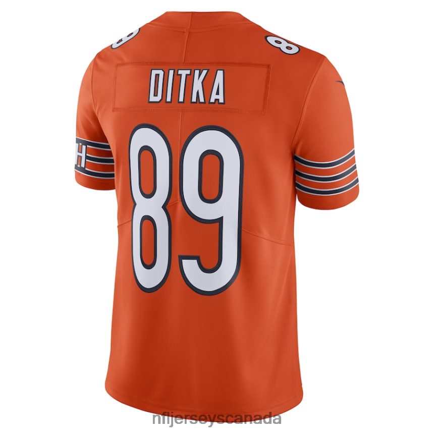 Men Chicago Bears Mike Ditka Nike Orange Alternate Vapor Untouchable Limited Retired Player Jersey Clothing NFL TBXFR64029