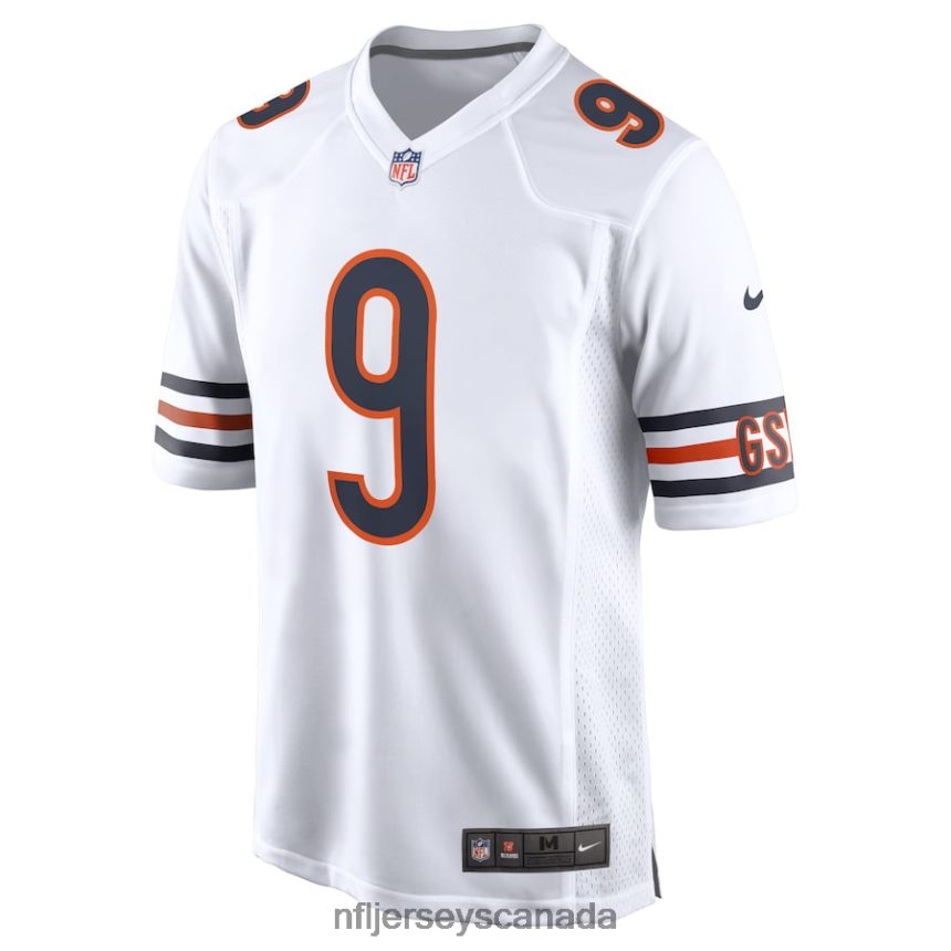 Men Chicago Bears Nick Foles Nike White Game Jersey Clothing NFL TBXFR61898
