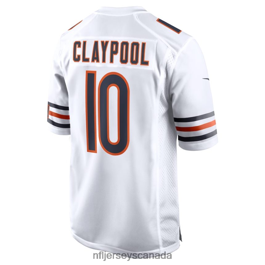 Men Chicago Bears Nike White Game Player Jersey Clothing NFL TBXFR63153