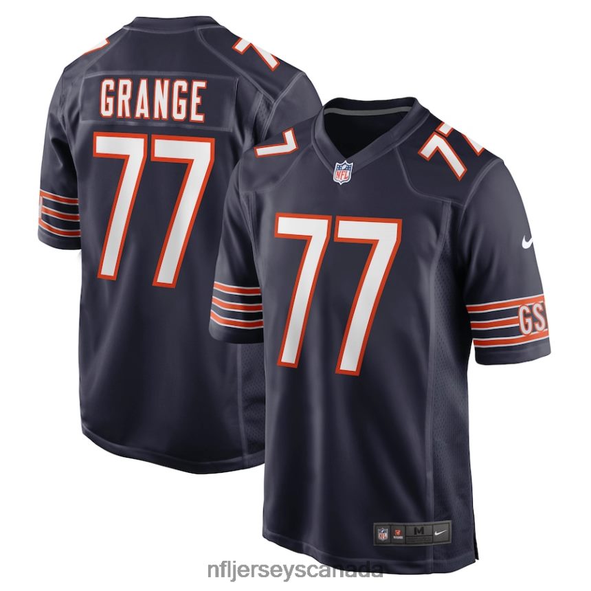 Men Chicago Bears Red Grange Nike Navy Retired Player Jersey Clothing NFL TBXFR64350