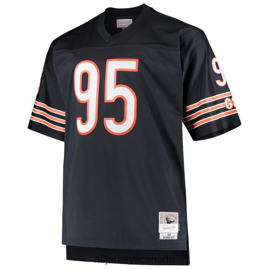 Men Chicago Bears Richard Dent Mitchell  Ness Navy Big  Tall 1985 Retired Player Replica Jersey Clothing NFL TBXFR61122