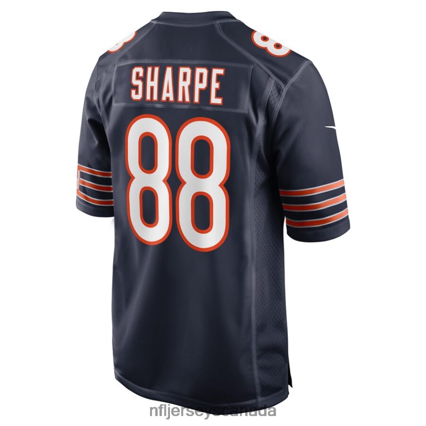Men Chicago Bears Tajae Sharpe Nike Navy Game Player Jersey Clothing NFL TBXFR67093