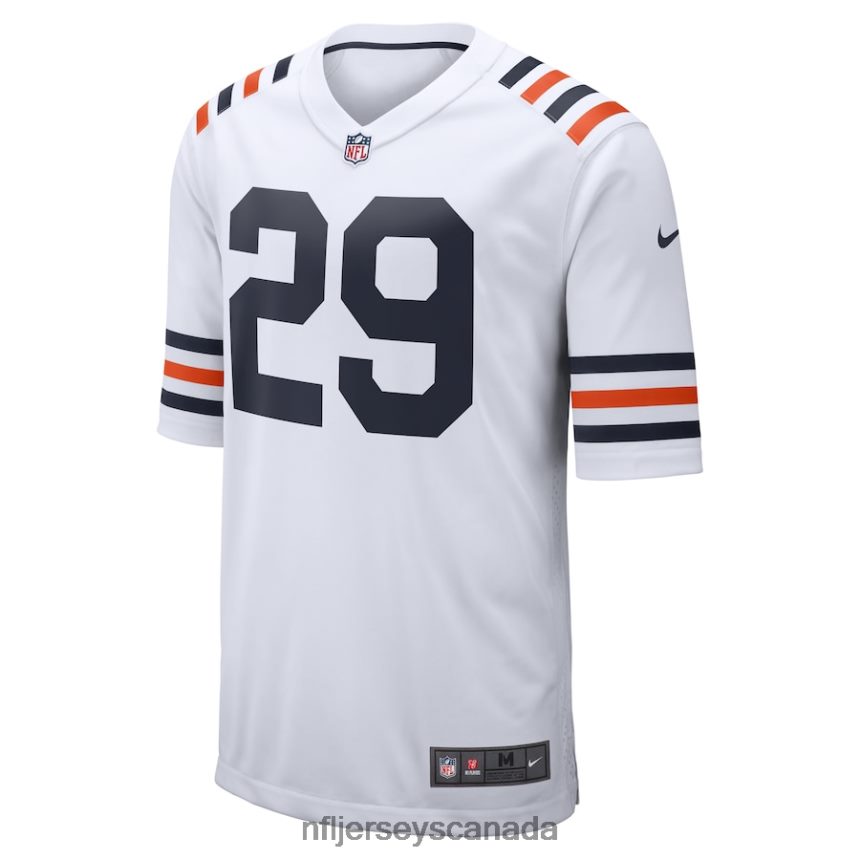 Men Chicago Bears Tarik Cohen Nike White 2019 Alternate Classic Game Jersey Clothing NFL TBXFR65000