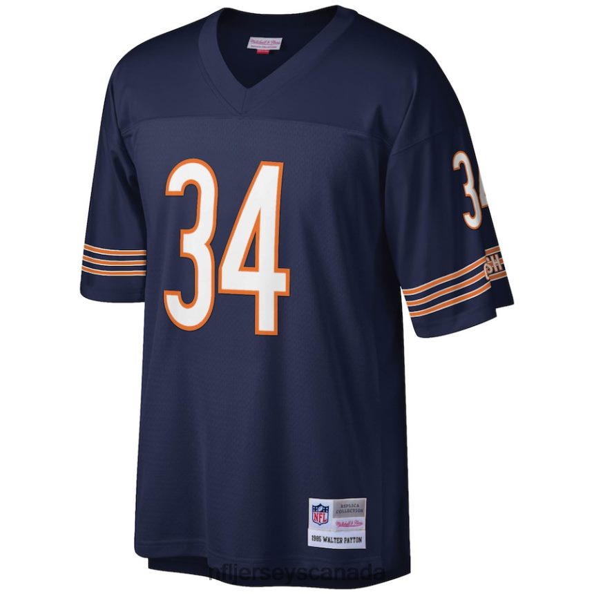 Men Chicago Bears Walter Payton Mitchell  Ness Navy Legacy Replica Jersey Clothing NFL TBXFR6712