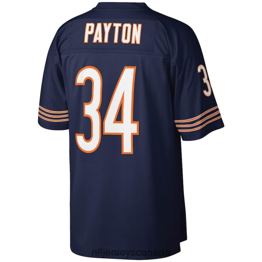 Men Chicago Bears Walter Payton Mitchell  Ness Navy Legacy Replica Jersey Clothing NFL TBXFR6712