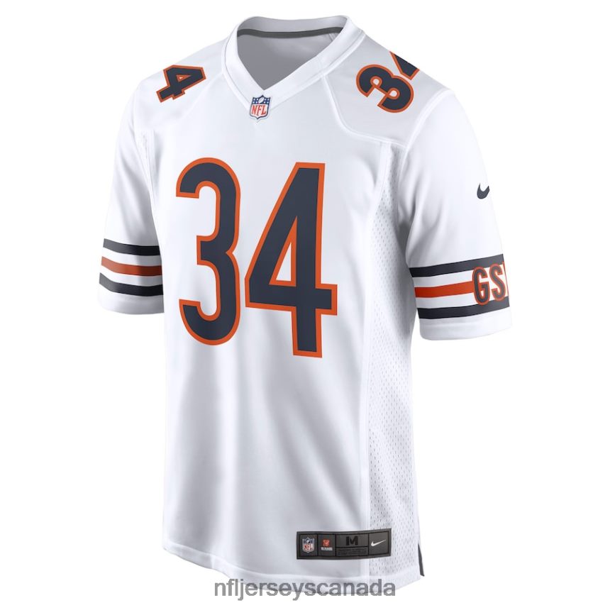 Men Chicago Bears Walter Payton Nike White Retired Player Away Game Jersey Clothing NFL TBXFR61933