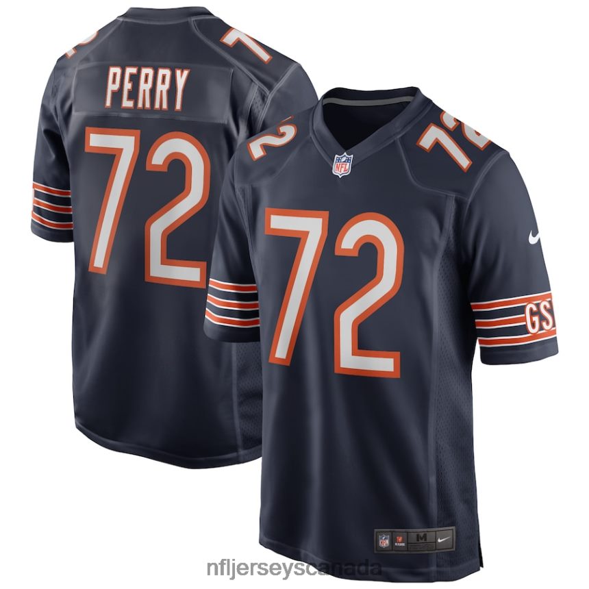 Men Chicago Bears William Perry Nike Navy Game Retired Player Jersey Clothing NFL TBXFR6529