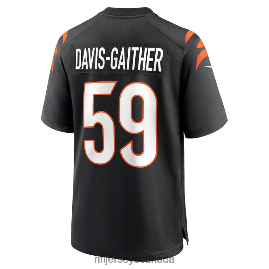 Men Cincinnati Bengals Akeem Davis-Gaither Nike Black Game Player Jersey Clothing NFL TBXFR64203