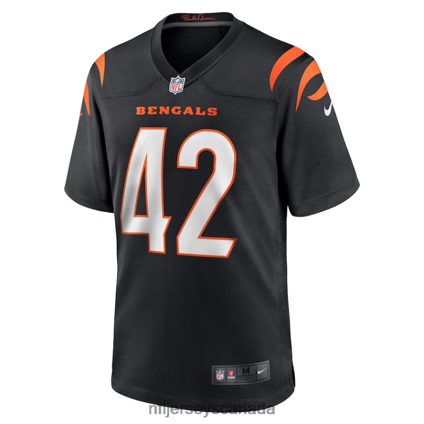Men Cincinnati Bengals Allan George Nike Black Game Player Jersey Clothing NFL TBXFR64522