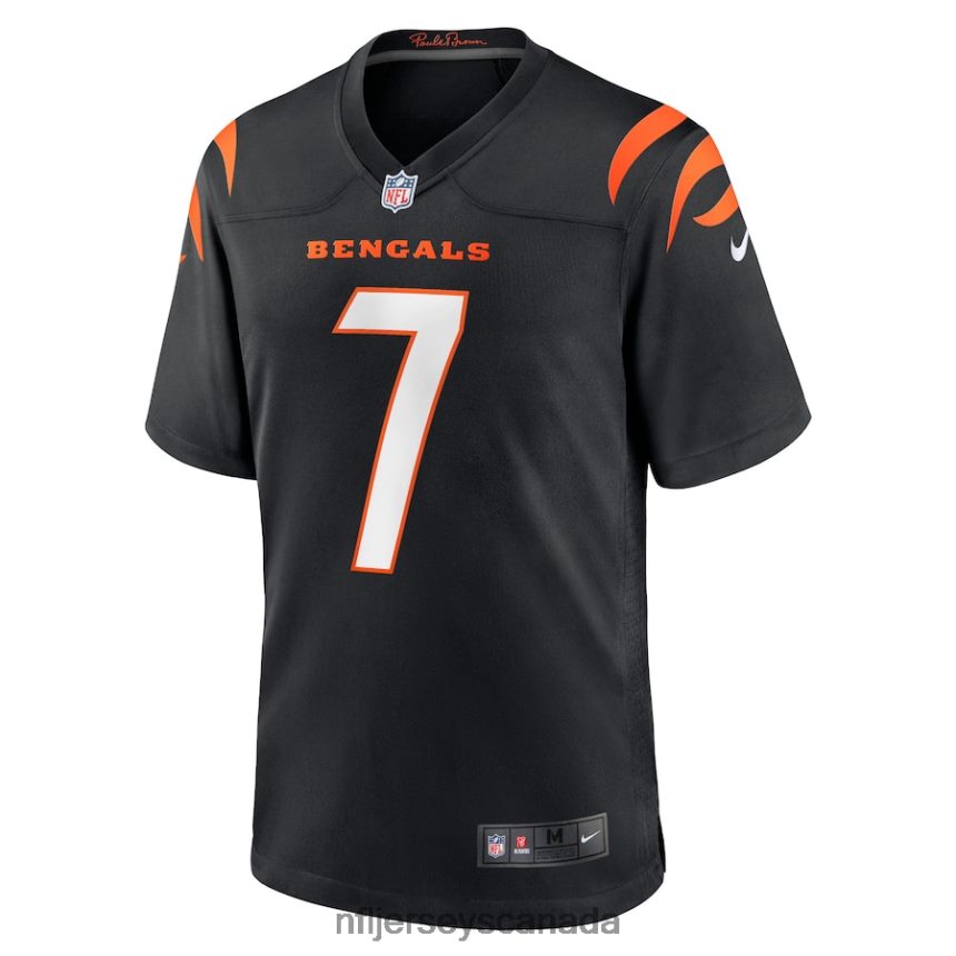 Men Cincinnati Bengals Boomer Esiason Nike Black Retired Player Jersey Clothing NFL TBXFR63671