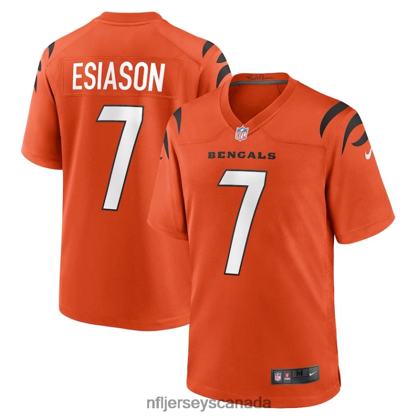 Men Cincinnati Bengals Boomer Esiason Nike Orange Retired Player Alternate Game Jersey Clothing NFL TBXFR62821