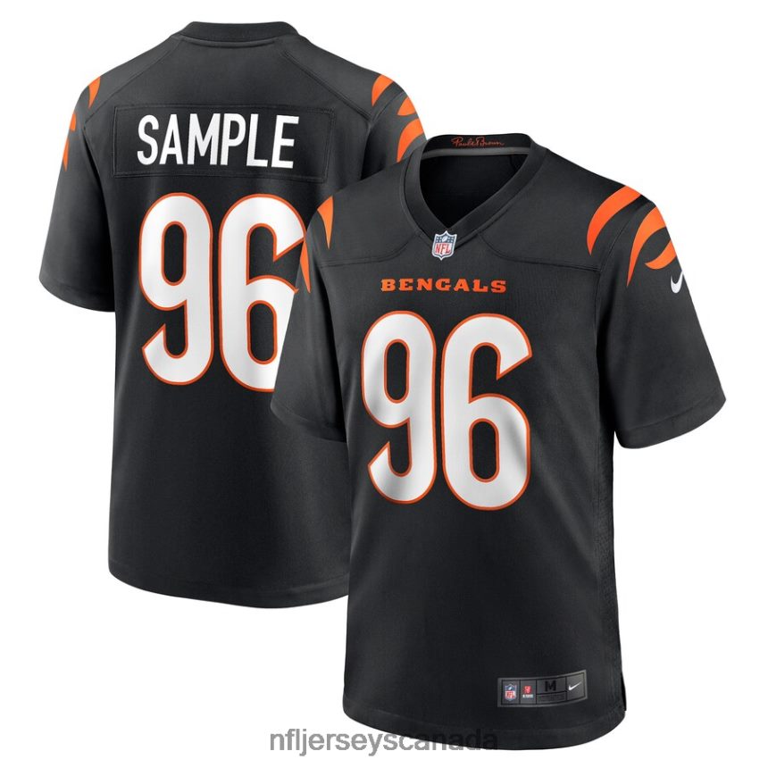 Men Cincinnati Bengals Cam Sample Nike Black Game Jersey Clothing NFL TBXFR66087