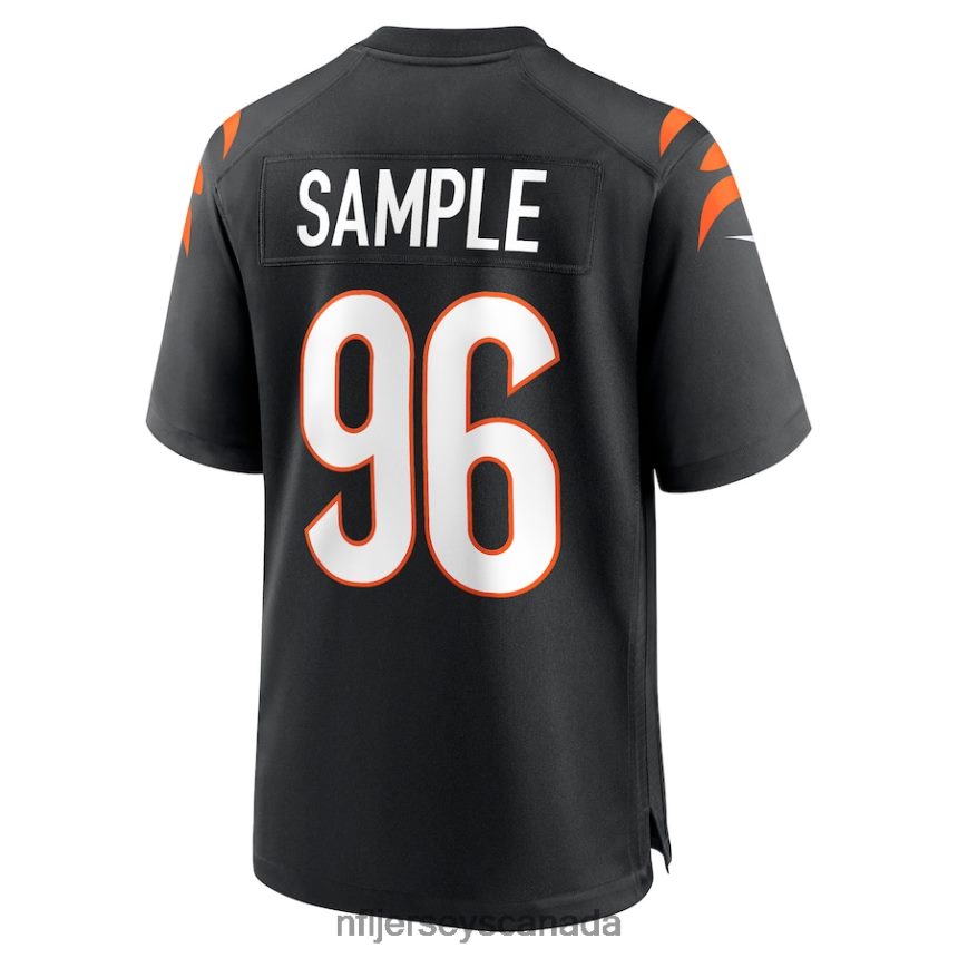 Men Cincinnati Bengals Cam Sample Nike Black Game Jersey Clothing NFL TBXFR66087