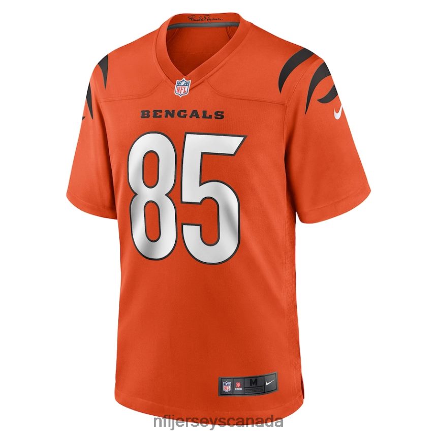 Men Cincinnati Bengals Chad Johnson Nike Orange Retired Player Alternate Game Jersey Clothing NFL TBXFR62657