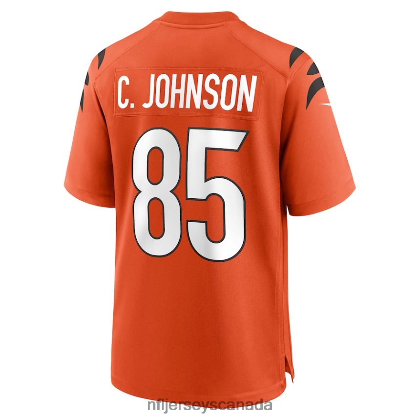 Men Cincinnati Bengals Chad Johnson Nike Orange Retired Player Alternate Game Jersey Clothing NFL TBXFR62657