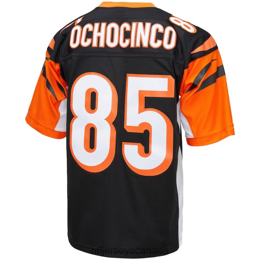 Men Cincinnati Bengals Chad Ochocinco Mitchell  Ness Black Big  Tall 2009 Retired Player Replica Jersey Clothing NFL TBXFR6660