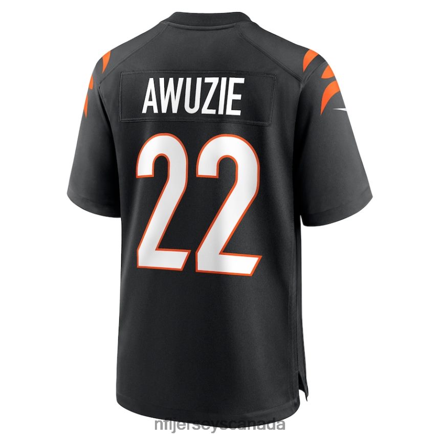 Men Cincinnati Bengals Chidobe Awuzie Nike Black Game Player Jersey Clothing NFL TBXFR61855