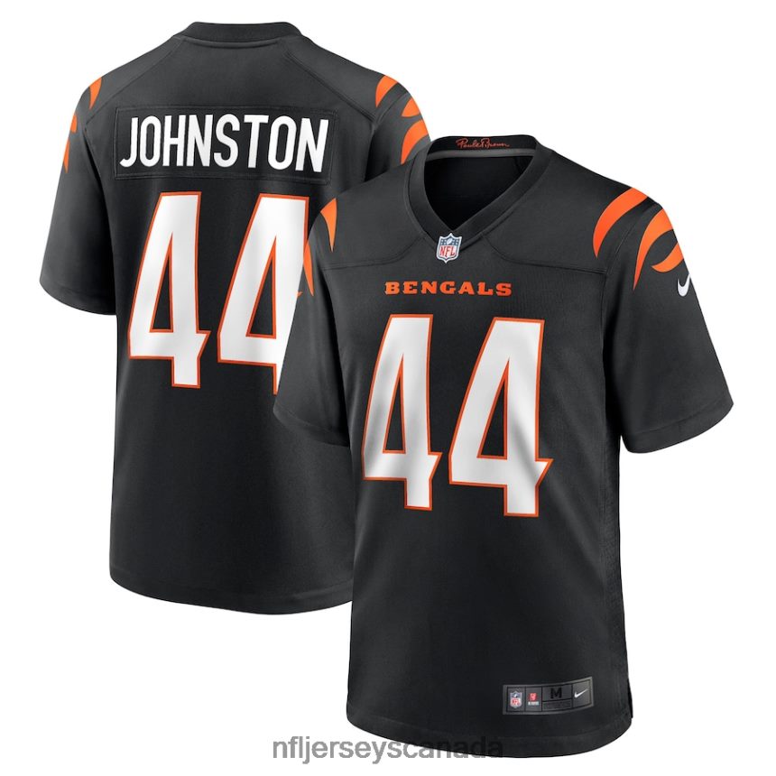 Men Cincinnati Bengals Clay Johnston Nike Black Game Jersey Clothing NFL TBXFR64809